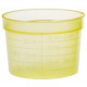 Yellow cup 30ml - H32 mm - WITHOUT COVER