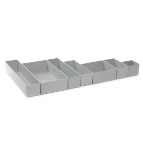 Selectif cups for plastic boxes S/8 grey