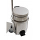 Garbage can holder and 14L stainless steel garbage can for stainless steel trolley