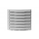 Support latéral ABS gris clair - Dim. 300 x 364 mm