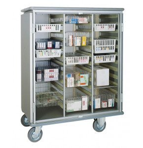 CHATRAN 4 - capacité 3x12 bacs H.100 - dim. 1400x710xH1785 mm