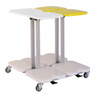 CHASA 46 trolley - carries 4 square bags - Dim. 785 x 855 x H 880 mm - bare 