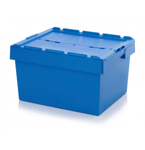 Blue attached lid container KMB 842