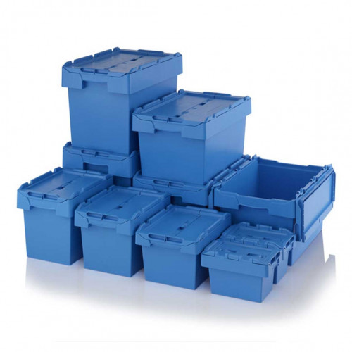 Bac transport AMBD8642 coloris bleu conçu en polypropylène