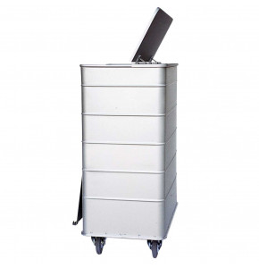 Chariot CHACOL 2050 pare-chocs en alliage léger - Dim. int. 1000x600x1190