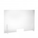 Countertop protection screen - W 119 x H79 x D 30 cm 