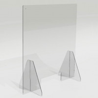 Plexi pour table bridge - 80x80cm - ép 2mm