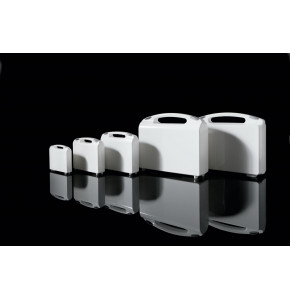 Mallette ELEGANT - K2004W blanc - Fermoir gris