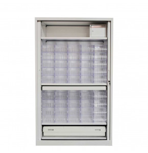 Armoire long séjour A17 - 45 résidents - H198x120x43 cm avec serrure 2 clés