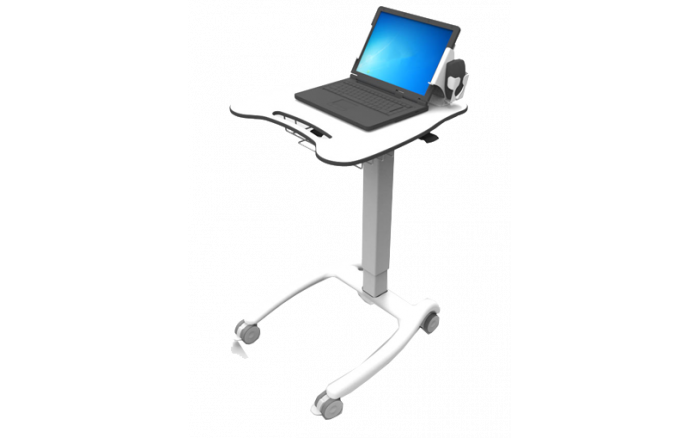Chariot médical pour ordinateur portable MED 2000 : sécurisez votre informatique tout simplement