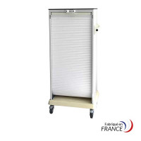 Mobile cabinet with code lock curtain - 15 Slides