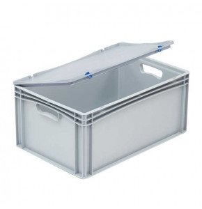 Bin 600 x 400 x 285 with integrated lid