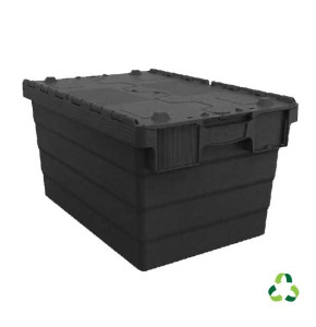 Bac de transport ECO ALC noir - 600x400xH320