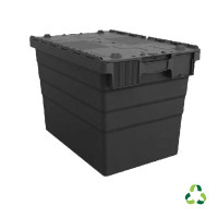 Plastic container for transport - ALC - Black - 600x400xH416