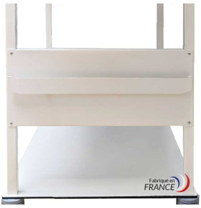 Rail guéridon de service bas gauche