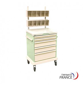 NOVELO care and anaesthesia trolley - 9 rails