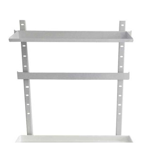 Portique pour chariot médical NOVELO avec 1 étagère et 1 rail