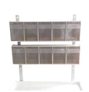 Portique pour chariot médical avec 2 basc 5