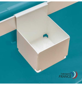 Support gel hydroalcoolique pour chariot médical