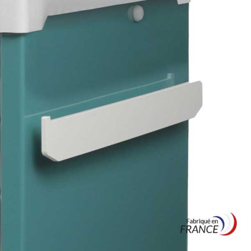 Rail universel haut droit pour chariot médical