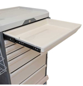 Petit tiroir jointif sur glissières télescopiques