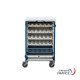 NOVELO RIDEAU 9-rail medical trolley with electronic code lock
