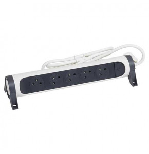 Bloc 5 prises avec interrupteur