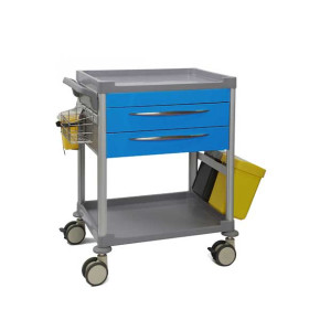 Chariot de soins Mdose - 2 tiroirs - Bleu