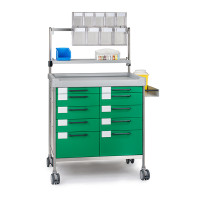 Chariot anesthésie double INSAUSTI - Modèle 3956