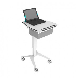 Chariot informatique JUNO TL - 1 bac H150 mm ouverture latérale