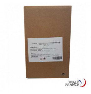 Solution hydroalcoolique - Bag in Box de 10L