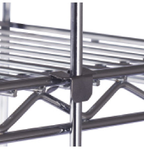 Tige de retenue en inox - 2 crochets