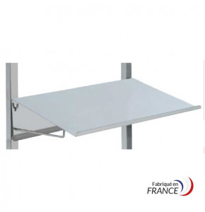 Étagère écritoire en inox - 54,8x35,5 mm