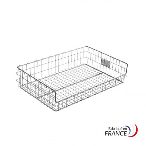 Panier filaire inox 600 x 300 x 150 échancré 