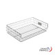 Panier filaire inox 600 x 300 x 150 échancré 