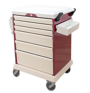 Medical distribution trolleys